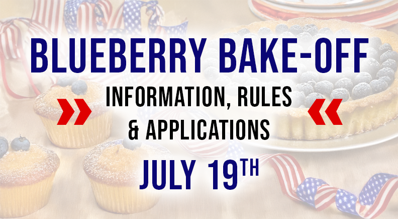 2025 Blueberry Bake Off Application & Rules