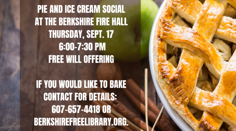 Pie & Ice Cream Social